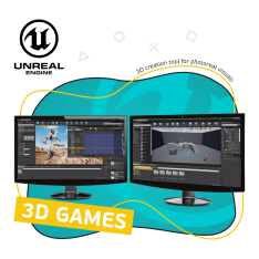 Unreal Engine 4. Игровой движок - КИБЕРшкола программирования для детей, компьютерные курсы для школьников, начинающих и подростков - KIBERone г. Гусь-Хрустальный