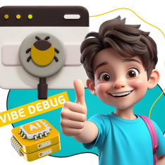 Тестирование & Vibe Debug. Охотники за багами - КИБЕРшкола программирования для детей, компьютерные курсы для школьников, начинающих и подростков - KIBERone г. Гусь-Хрустальный